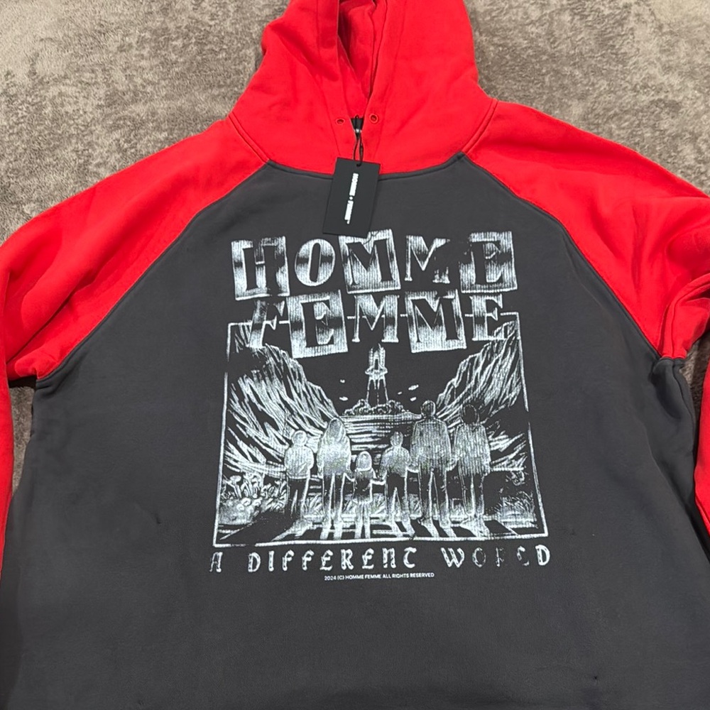 Homme Femme Graphic Hoodie